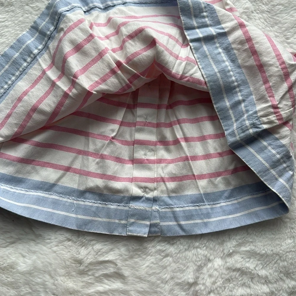 Ralph Lauren Baby Girl Pastel Striped 100% Cotton Summer Dress size 12 months
